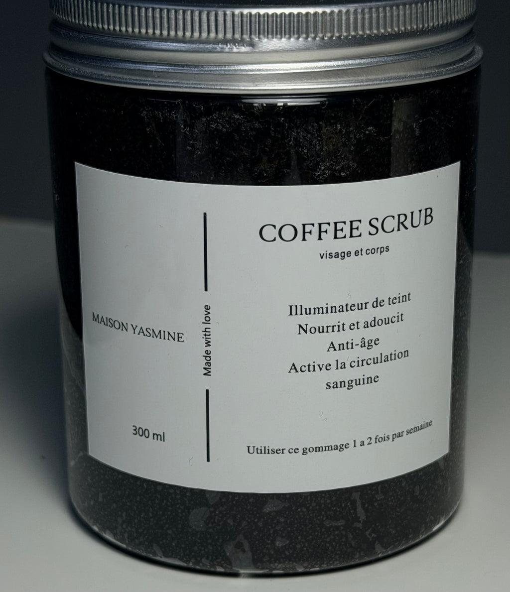 Coffee Scrub au curcuma – Gommage naturel exfoliant | Maison Yasmine