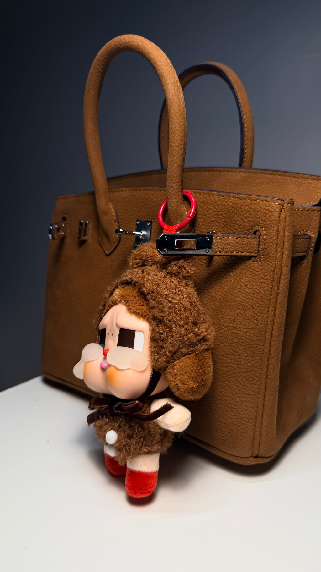 Sac Eden – Daim grainé structuré caramel