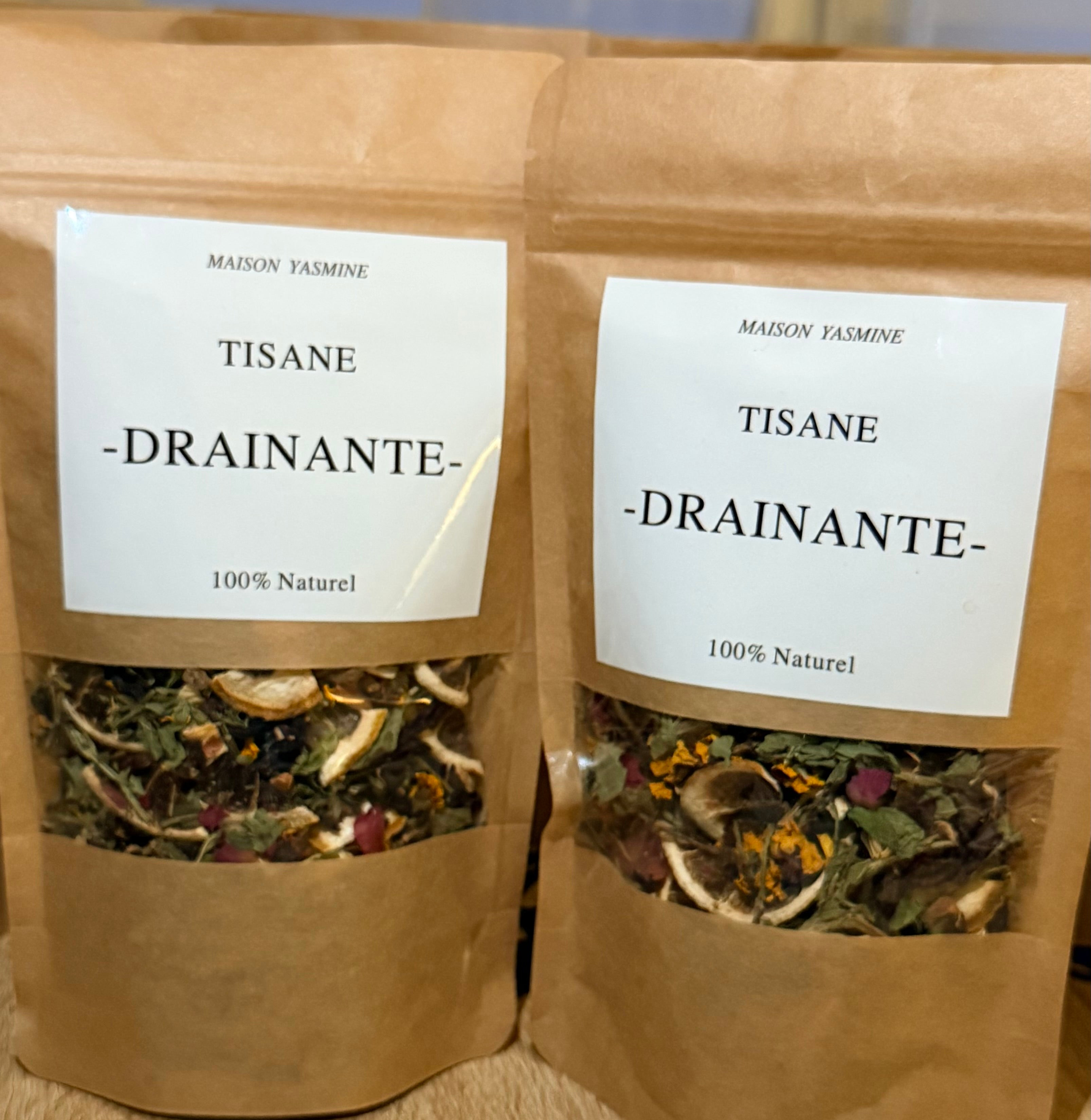 Tisane DRAINANTE - Maison Yasmine