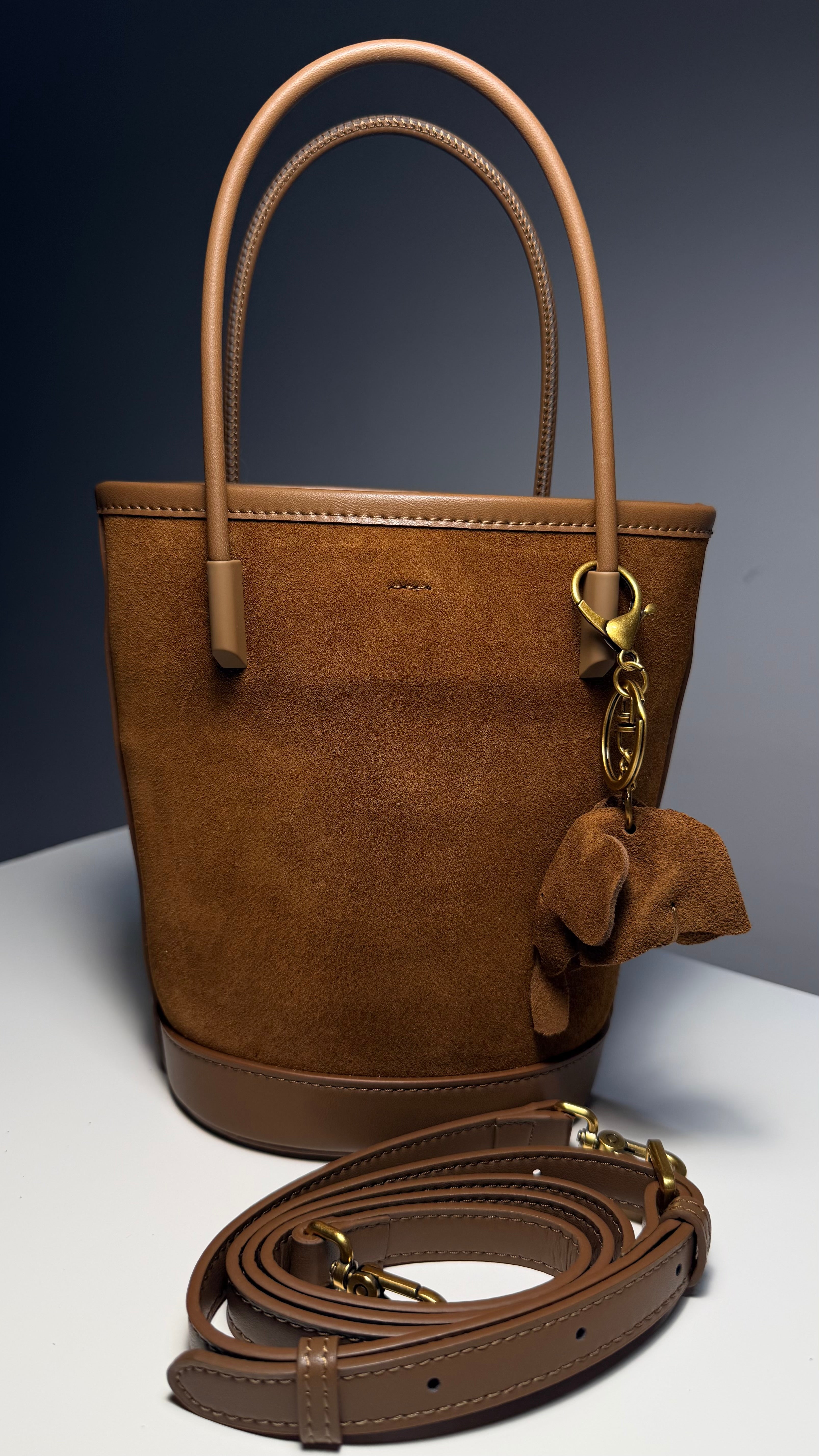 Sac Luna - Daim souple bandoulière