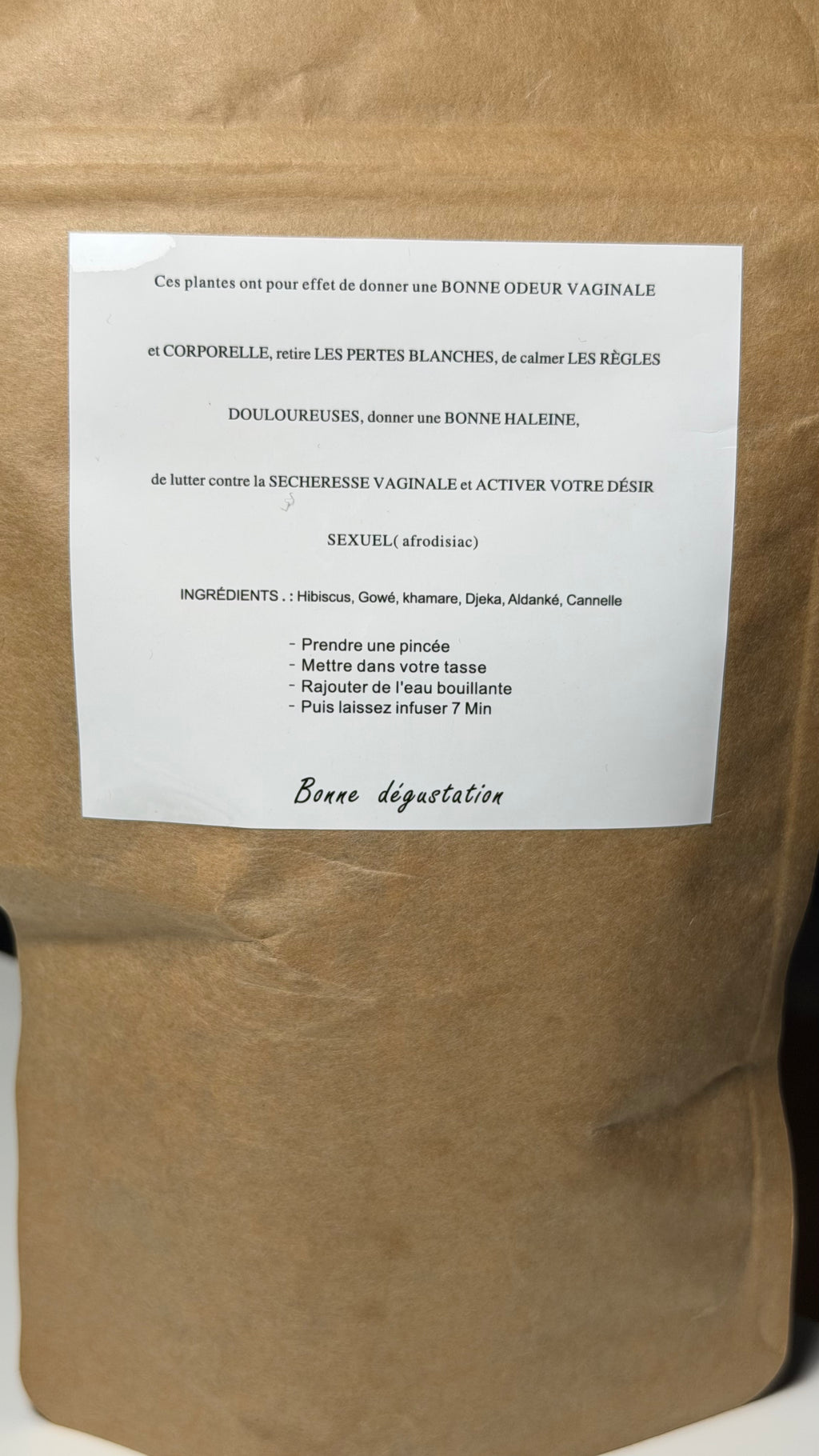 Tisane Fraîcheur de Femmes – Maison Yasmine